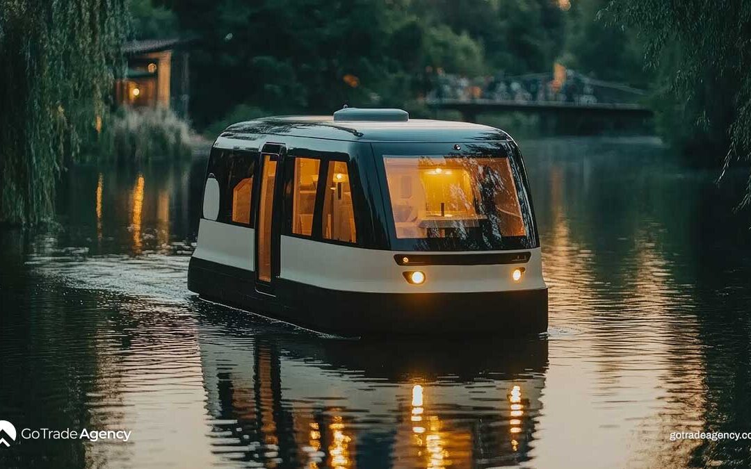 Floating Caravans Gain Global Attention as Amphibious Travel Trend Expands